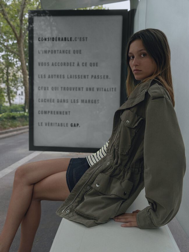 Gap × A.P.C. Oversized Utility Jacket gap a p c oversized utility jacket