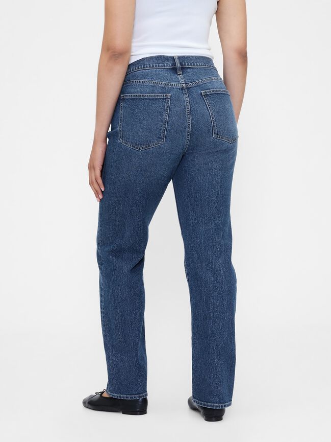 High Rise '90s Slim Straight Jeans gap high rise 90s slim straight jeans
