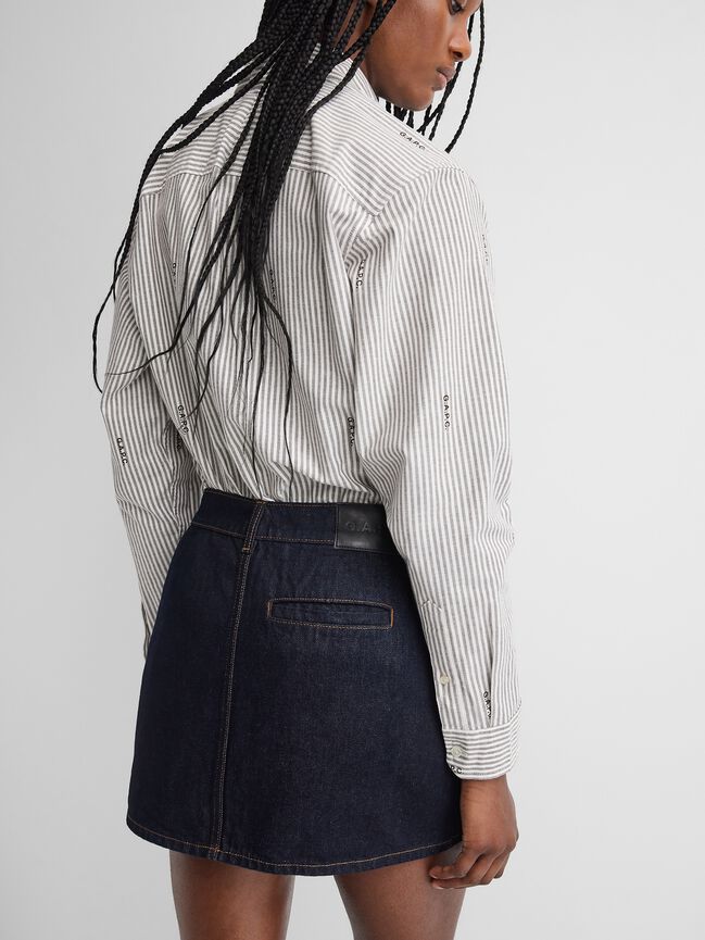 Gap × A.P.C. Denim Mini Skirt gap a p c denim mini skirt