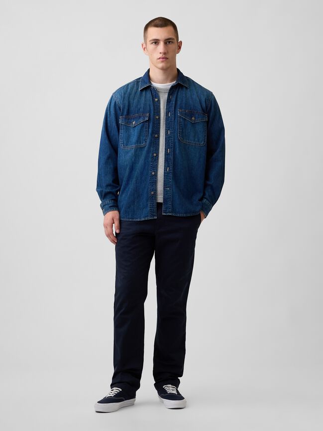 Modern Straight Khakis gap modern straight khakis