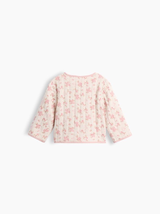 Baby Quilted Gauze Reversible Jacket gap baby quilted gauze reversible jacket