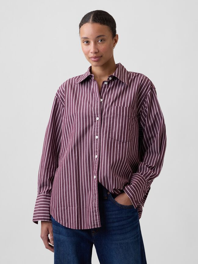 Poplin Big Shirt gap poplin big shirt