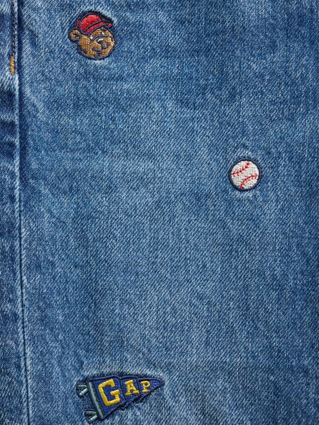 Baby & Toddler Embroidered Pull-On Baggy Jeans gap baby toddler embroidered pull on baggy jeans