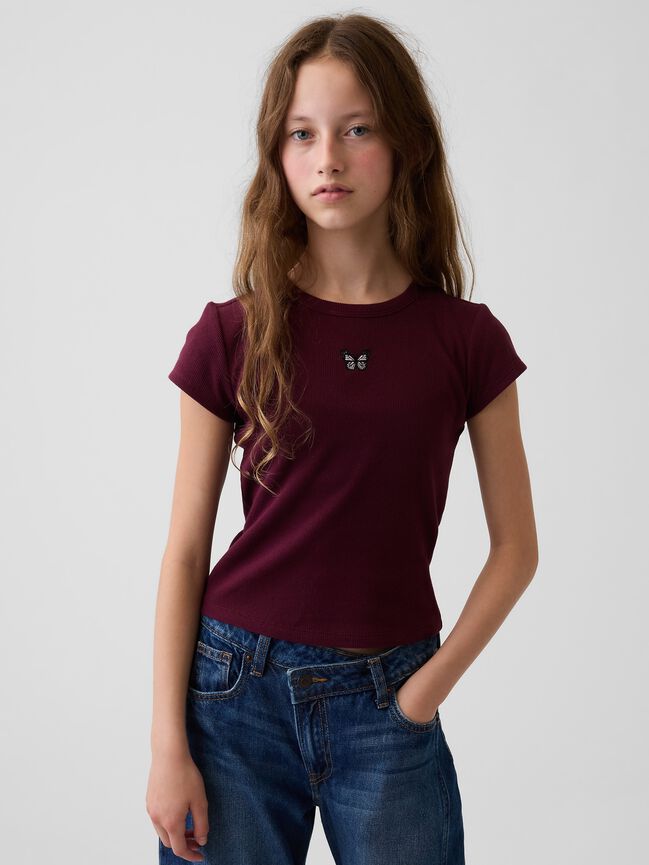Kids Rib T-Shirt gap kids rib t shirt