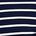 color White Navy Stripe