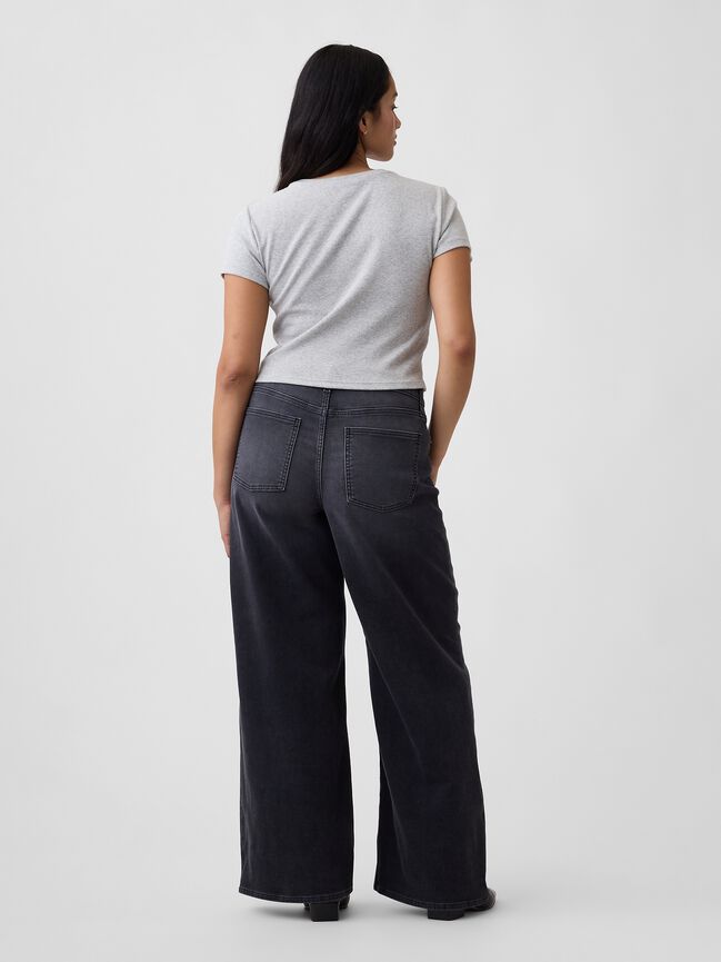 جينز فضفاض gap جينز فضفاض