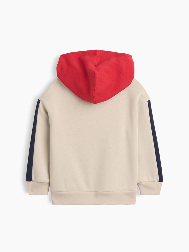 هودي babyGap مريح بألوان متباينة وشعار هودي babygap مريح بألوان متباينة وشعار