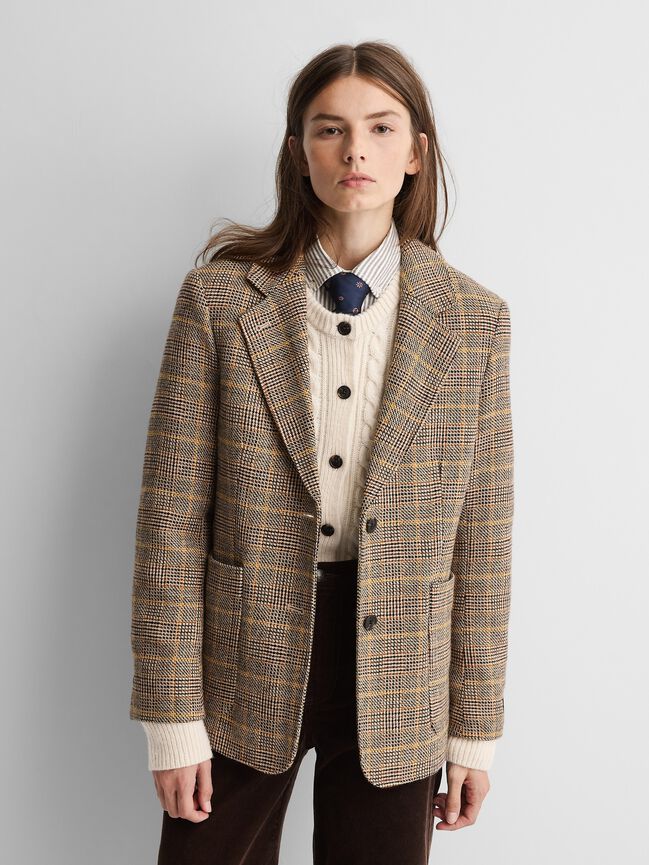 Gap × A.P.C. Wool-Blend Relaxed Blazer gap a p c wool blend relaxed blazer
