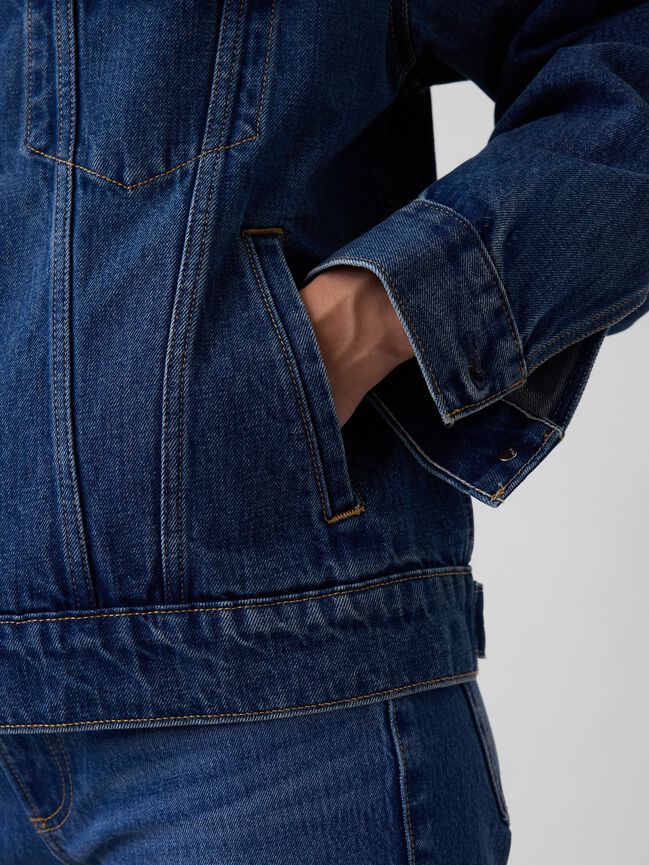 جاكيت دينيم أيقوني أوفرسايز gap جاكيت دينيم أيقوني أوفرسايز