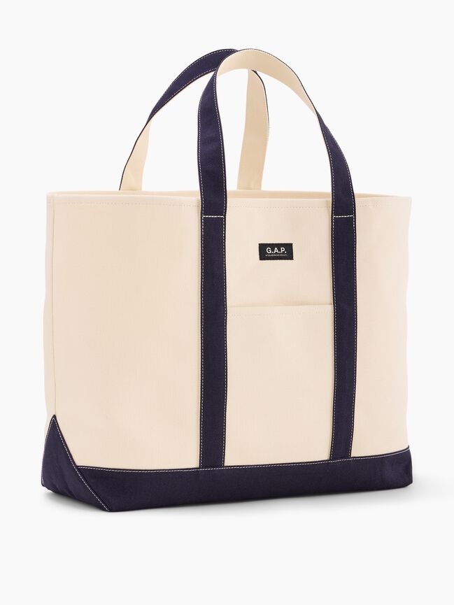 Gap × A.P.C. Logo Tote Bag gap a p c logo tote bag