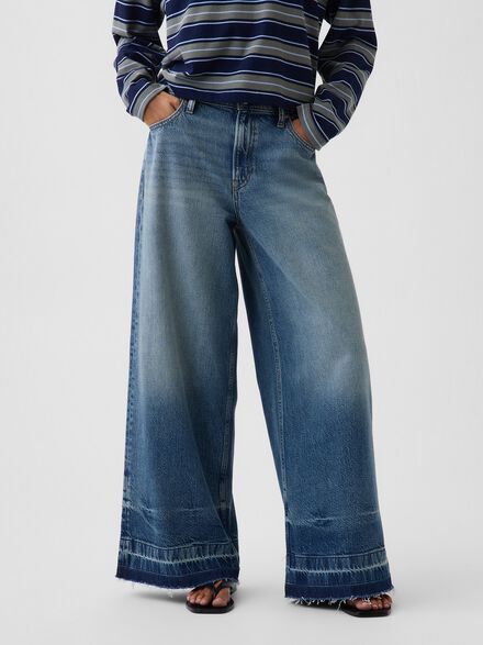 gap mid rise ultrasoft baggy jeans gap mid rise ultrasoft baggy jeans