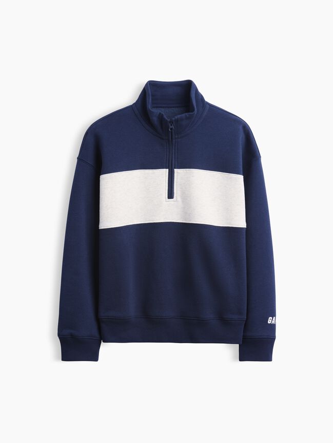 Kids VintageSoft Quarter-Zip Pullover gap kids vintagesoft quarter zip pullover