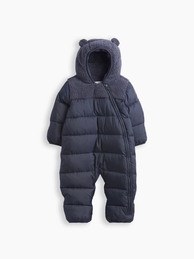 Baby Hooded One-Piece Snowsuit gap baby hooded one piece snowsuit