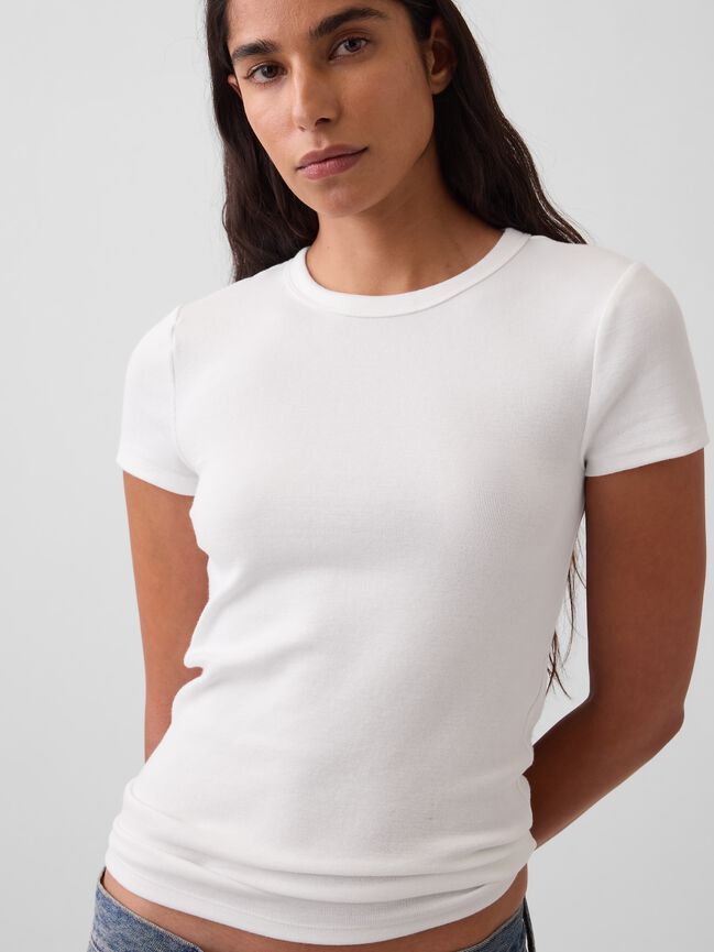 Modern Crewneck T-Shirt gap modern crewneck t shirt