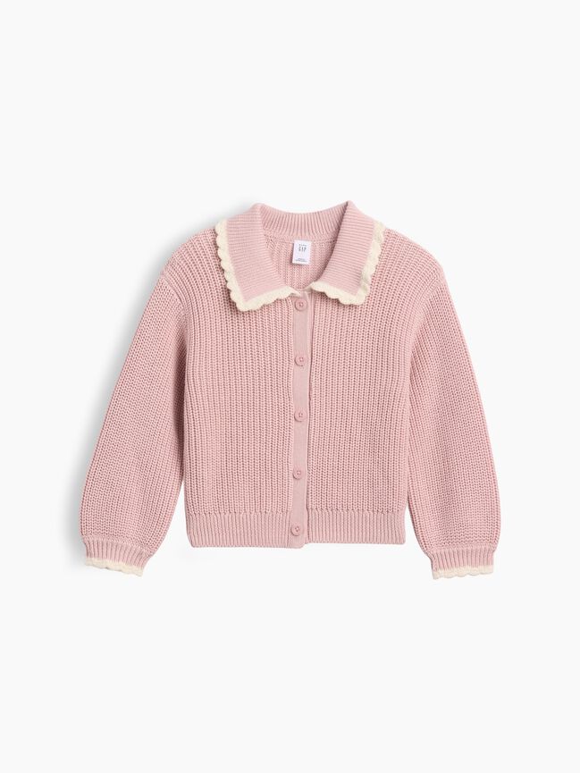 Baby & Toddler Collared Cardigan Sweater gap baby toddler collared cardigan sweater