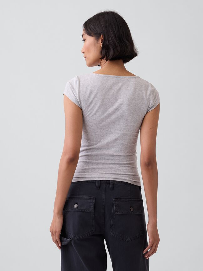 CloseKnit Jersey V-Neck T-Shirt gap closeknit jersey v neck t shirt
