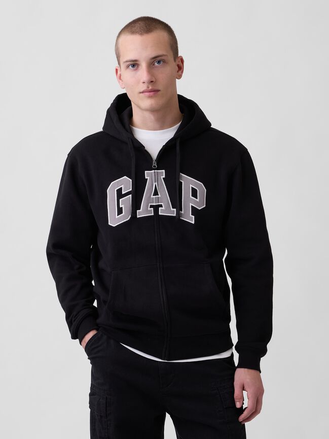 Adult VintageSoft Arch Logo Zip Hoodie gap adult vintagesoft arch logo zip hoodie