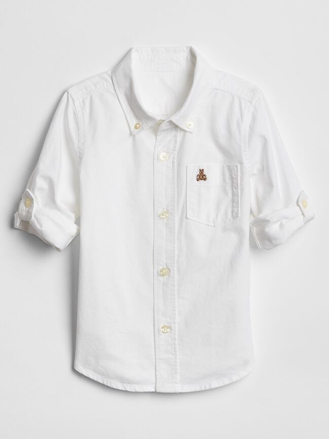 Toddler Oxford Convertible Shirt gap toddler oxford convertible shirt
