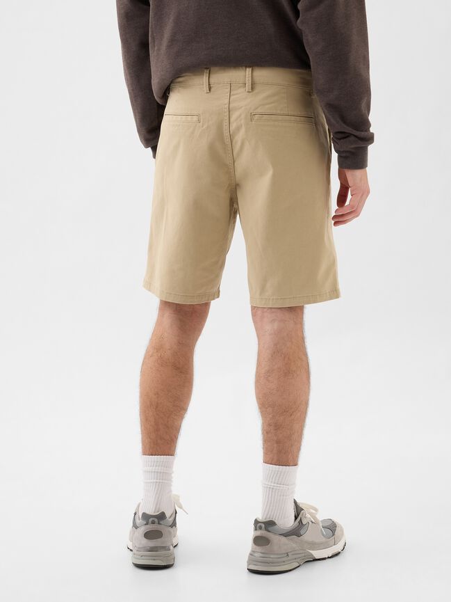 9" Essential Khaki Shorts gap 9 essential khaki shorts
