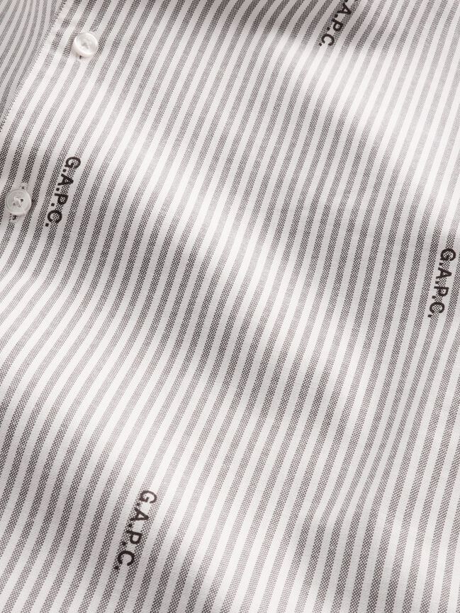 Gap × A.P.C. Relaxed Logo Oxford Shirt gap a p c relaxed logo oxford shirt