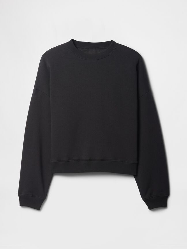 Relaxed Wedge Crewneck Sweatshirt gap relaxed wedge crewneck sweatshirt