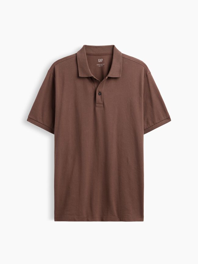Stretch Pique Polo Shirt gap stretch pique polo shirt