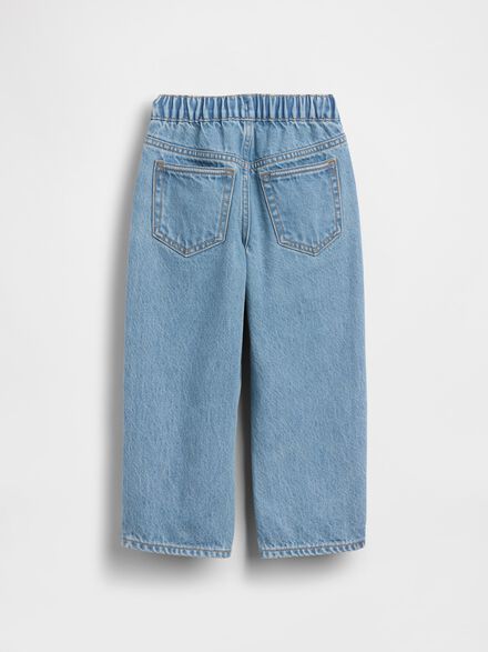 gap جينز واسع سهل الارتداء للرضّع والأطفال الصغار gap جينز واسع سهل الارتداء للرضّع والأطفال الصغار