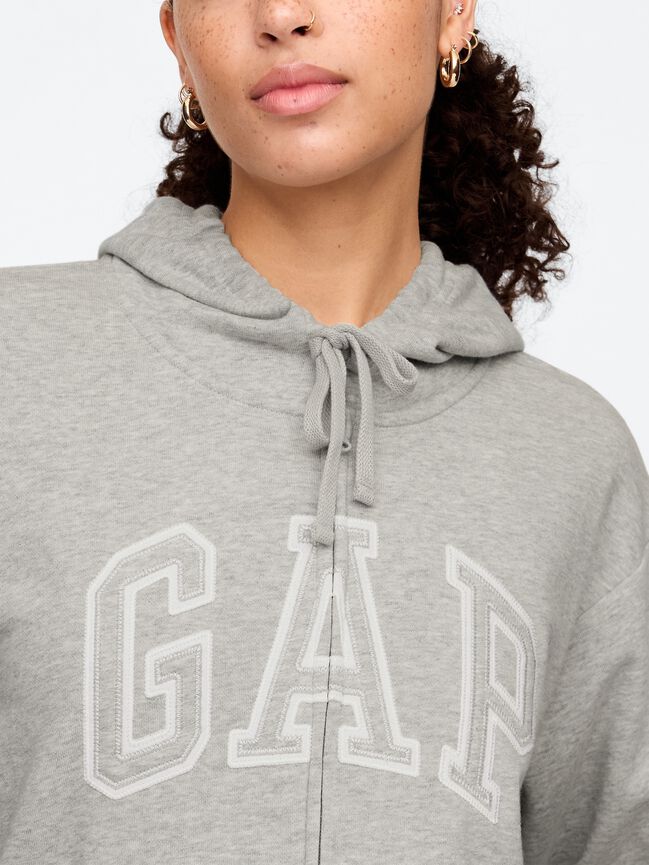 هودي مريح بسحاب بشعار Gap هودي مريح بسحاب بشعار gap
