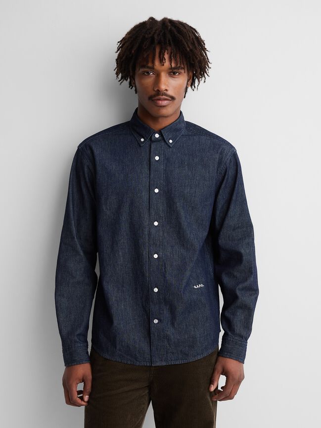 قميص كم طويل gap قميص كم طويل