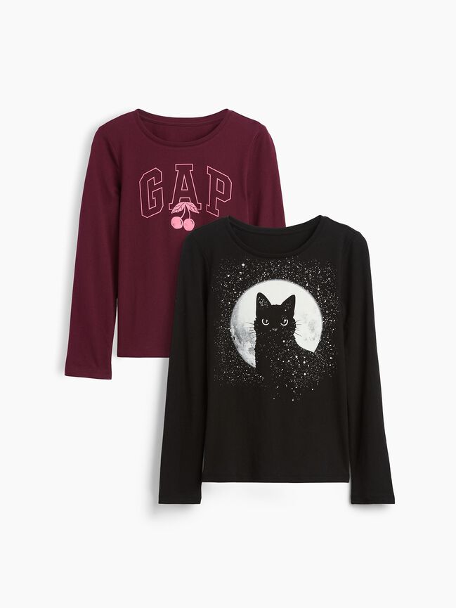 Kids Graphic T-Shirt (2-Pack) gap kids graphic t shirt 2 pack