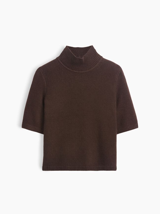 CashSoft Mockneck Elbow-Sleeve Sweater gap cashsoft mockneck elbow sleeve sweater