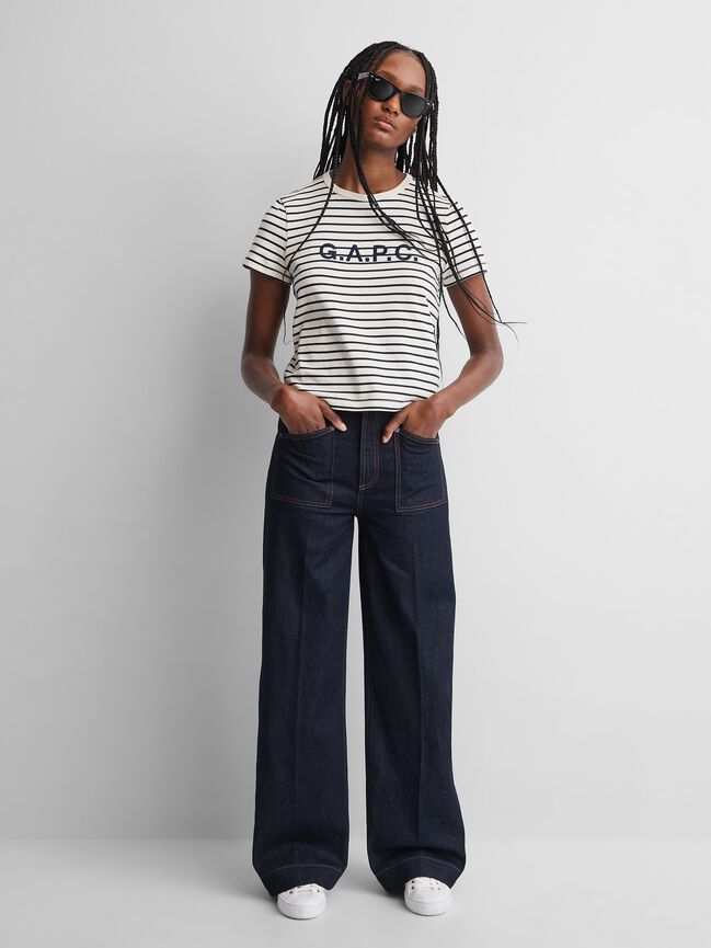 Gap × A.P.C. Logo T-Shirt gap a p c logo t shirt