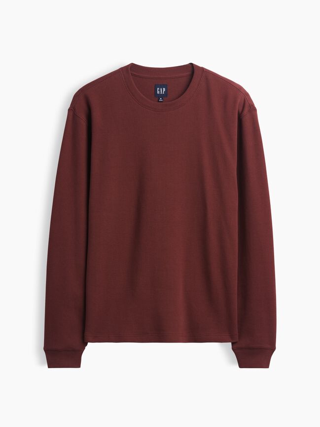Relaxed Waffle T-Shirt gap relaxed waffle t shirt