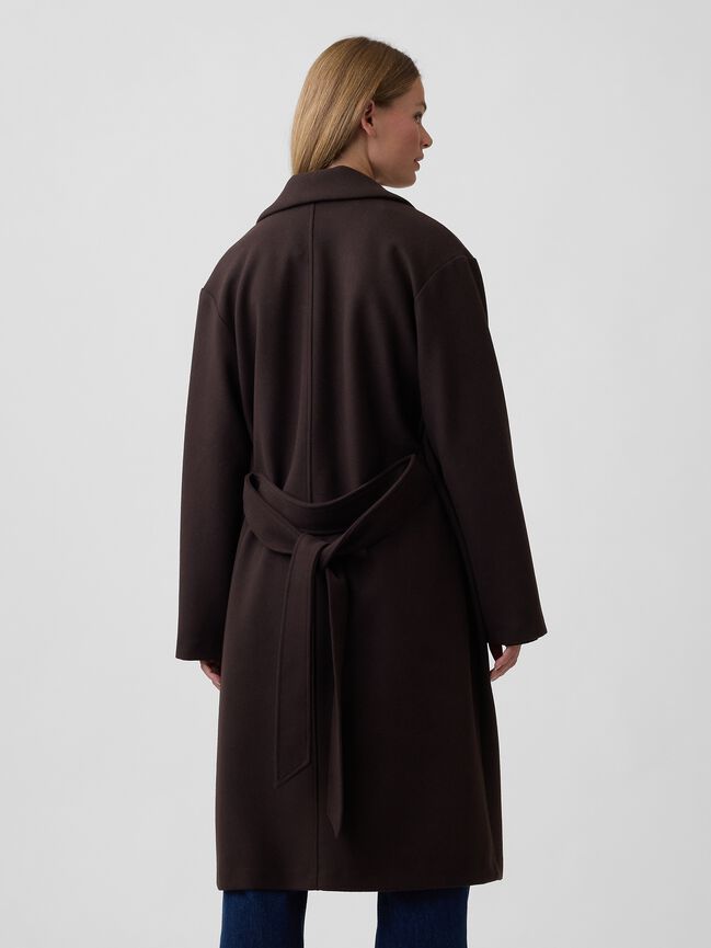 Relaxed Wrap Topcoat gap relaxed wrap topcoat