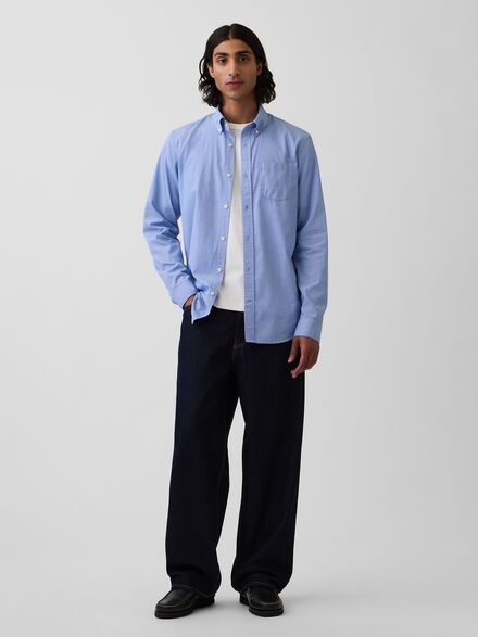 gap قميص كلاسيكي من بوبلين القطن العضوي gap قميص كلاسيكي من بوبلين القطن العضوي