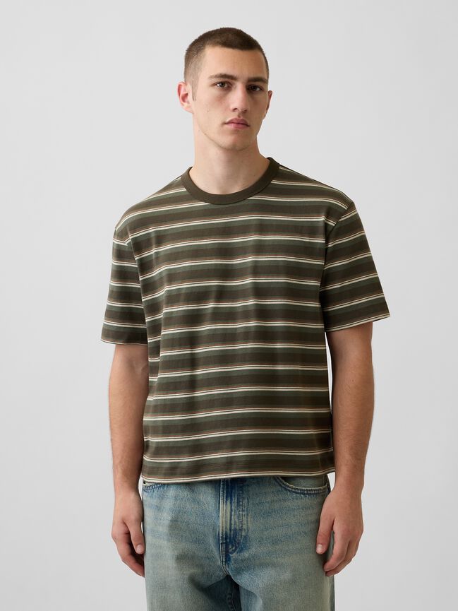 Adult Heavyweight Crop T-Shirt gap adult heavyweight crop t shirt