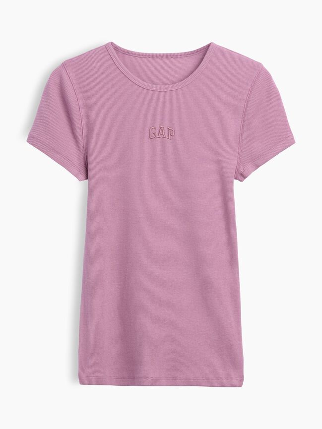 Modern Rib Gap Logo T-Shirt modern rib gap logo t shirt