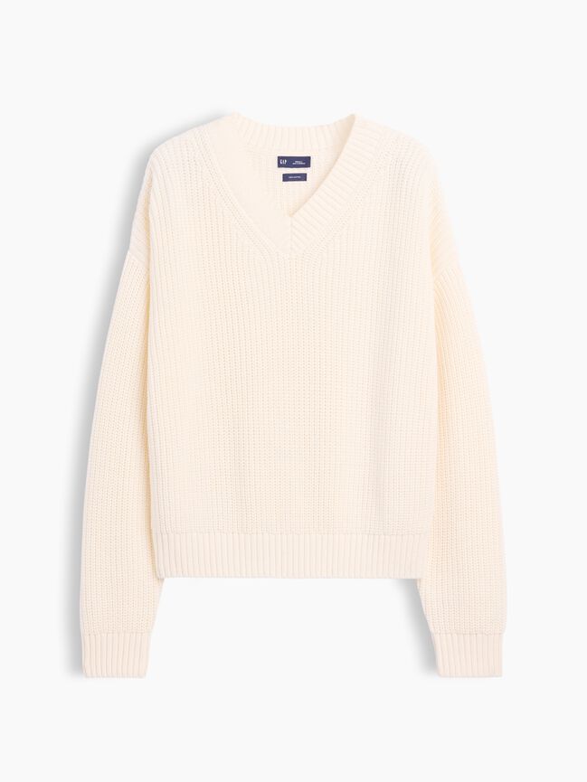 100% Cotton Oversized Shaker Sweater gap 100 cotton oversized shaker sweater