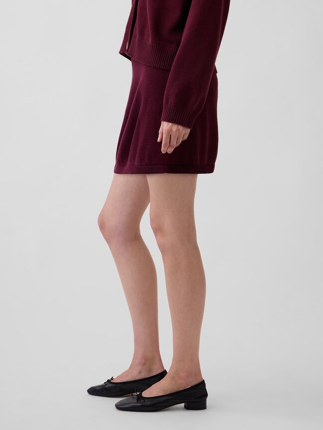 100% Cotton Sweater Mini Skort gap 100 cotton sweater mini skort