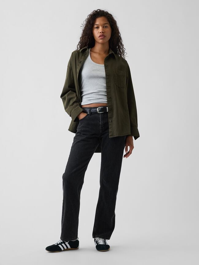 Mid Rise Straight Taper Jeans gap mid rise straight taper jeans