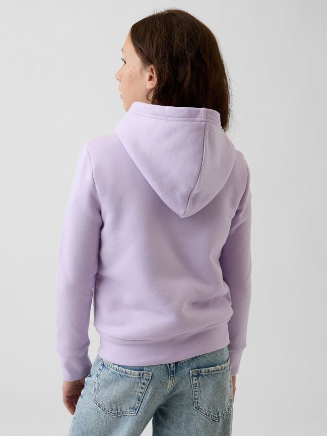 Kids Sherpa-Lined Logo Zip Hoodie gap kids sherpa lined logo zip hoodie