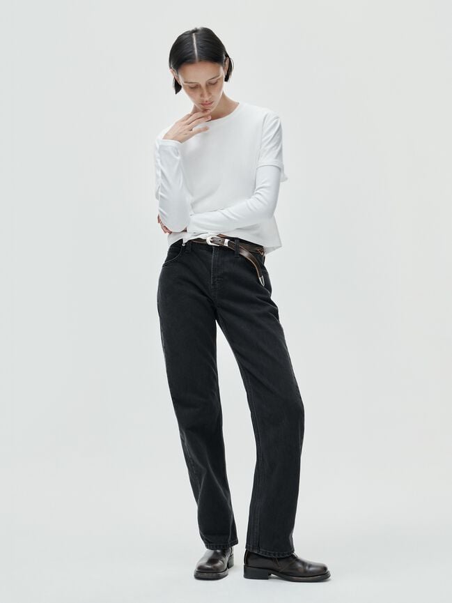 Mid Rise Straight Taper Jeans gap mid rise straight taper jeans