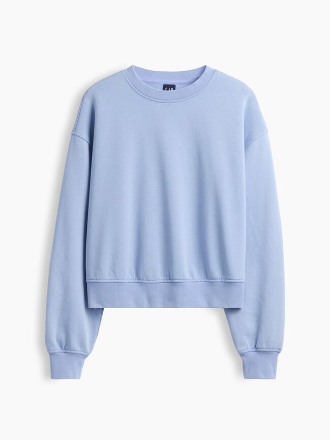 VintageSoft Oversized Split-Hem Sweatshirt gap vintagesoft oversized split hem sweatshirt