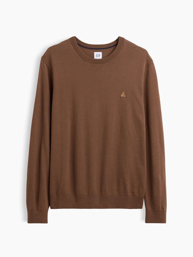 Cotton Crewneck Sweater gap cotton crewneck sweater