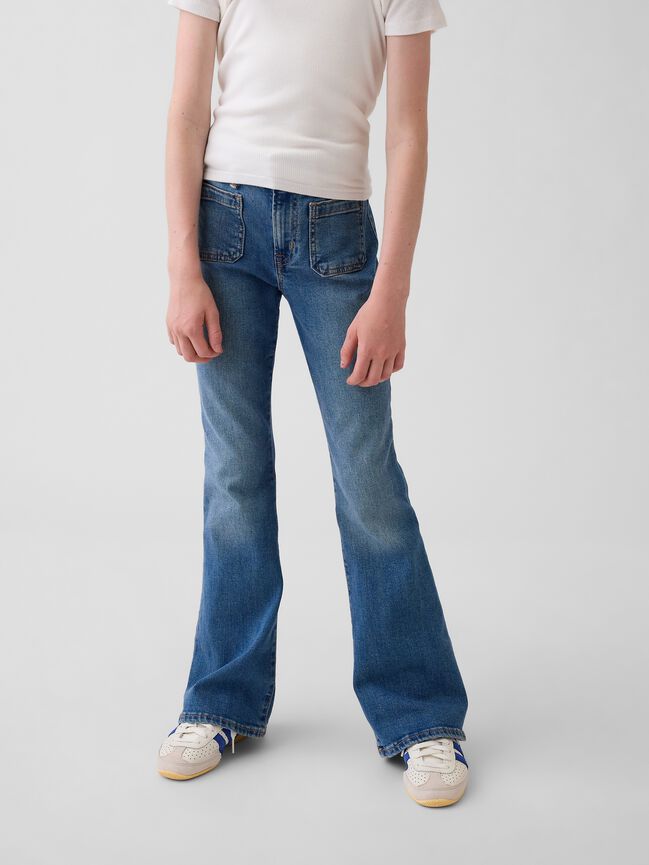 Kids High Rise '70s Flare Jeans gap kids high rise 70s flare jeans