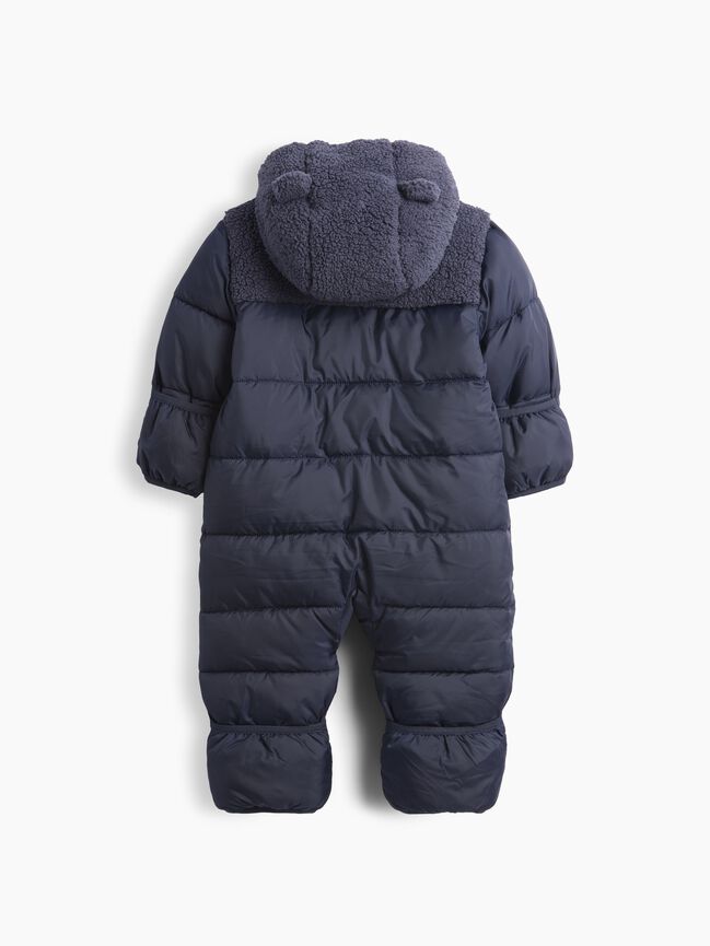 Baby Hooded One-Piece Snowsuit gap baby hooded one piece snowsuit