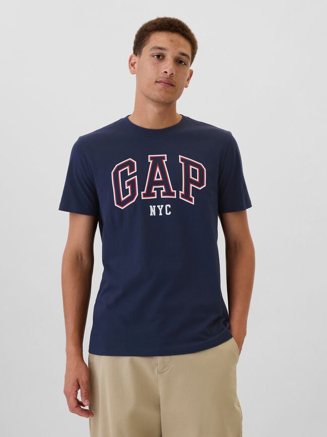 تي شيرت ناعم للاستخدام اليومي بشعار Gap NYC تي شيرت ناعم للاستخدام اليومي بشعار gap nyc