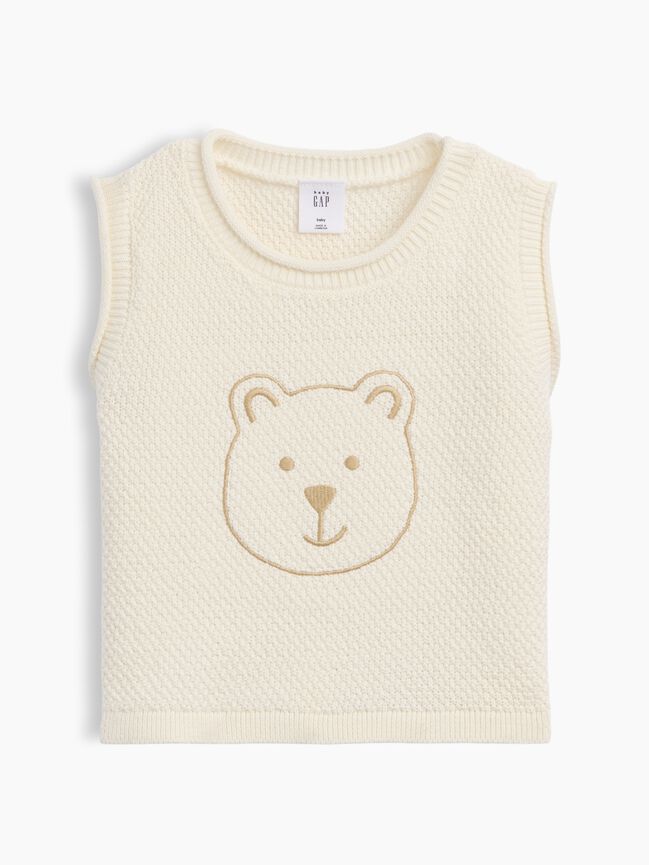 Baby Brannan Bear Sweater Vest gap baby brannan bear sweater vest