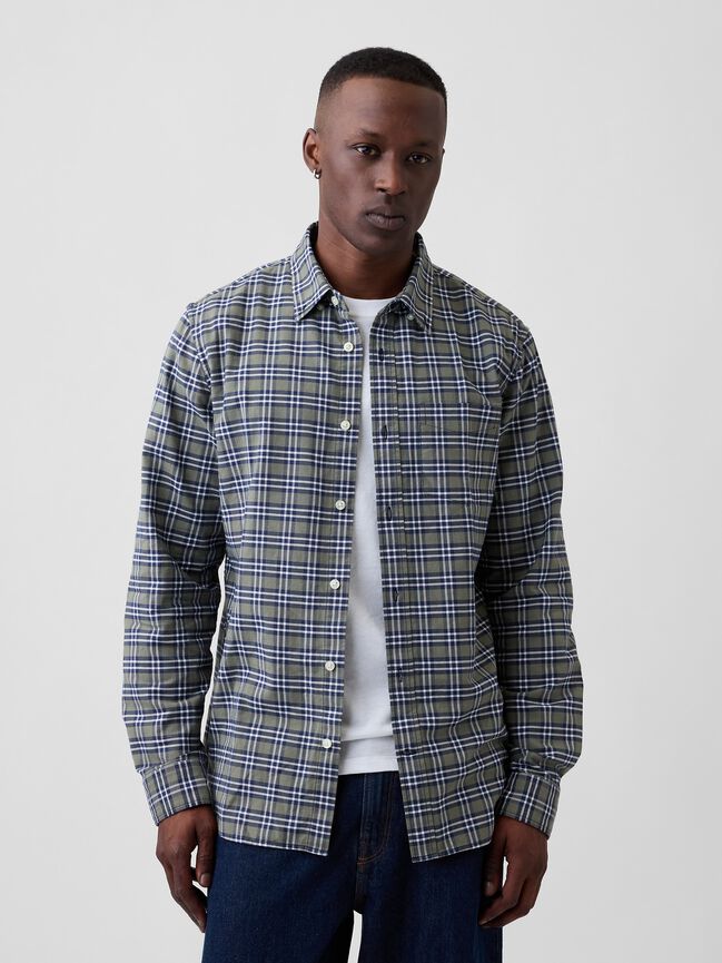 Oxford Shirt in Standard Fit gap oxford shirt in standard fit