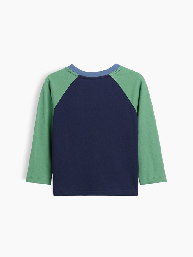 تي شيرت babyGap بألوان متباينة وشعار تي شيرت babygap بألوان متباينة وشعار